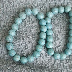 Turquoise Beaded Bracelet Set
